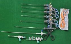 10pc Laparoscopic 3mm Instruments Set Laparoscopy Endoscopy Surgical Instruments