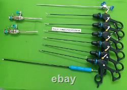 10pc Laparoscopic Surgery Set 3mmx230mm Endoscopy Reusable Surgical Instruments