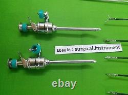 10pc Laparoscopic Surgery Set 3mmx230mm Endoscopy Reusable Surgical Instruments