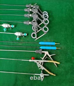 11pc Laparoscopic Surgery Set 3mm Reusable High Quality Surgical Instruments