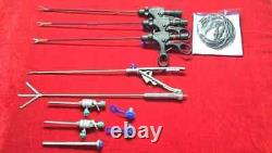 11pc Laparoscopic Surgery Set SS Endoscopy Surgical Instrument