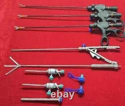 11pc Laparoscopic Surgery Set SS Endoscopy Surgical Instrument