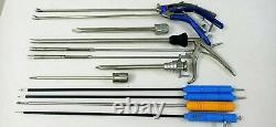 12 Pcs Laparoscopic Surgery Set 5mm x 330mm Endoscopy Surgical Instruments