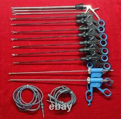12pc Laparoscopic Surgery Set 5mmx330mm Best Quality Surgical Instruments