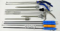 12pc Laparoscopic Surgery Set 5mmx330mm Endoscopy Surgical Instruments