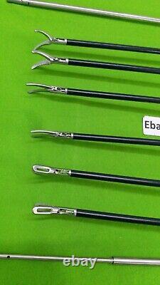 15Set Laparoscopic Endotrainer Basic Training Kit Reusable Surgical Instruments