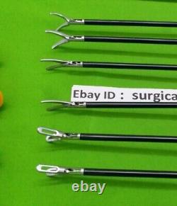 15pc Laparoscopic Surgery Set 5mmx330mm Endoscopy Reusable Surgical Instruments