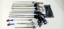 15pc Laparoscopic Surgery Set Laparoscopy Endoscopy Surgical Instruments 5mm