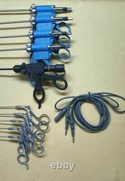 16pc Laparoscopic Surgery Set 5mmx330mm Bipolar Endoscopy Surgical Instruments