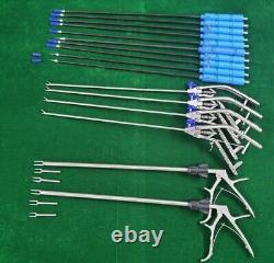16pcs Laparoscopic Surgery Set 5mmx330mm Endoscopy Surgical Instruments