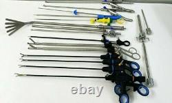 17pcs Laparoscopic Surgery Set Reusable 5mmx330mm Endoscopy Surgical Instruments
