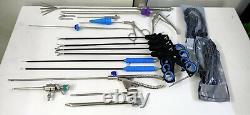 18pc Laparoscopic Surgery Set 5mmx330mm Laparoscopy Surgical Instruments