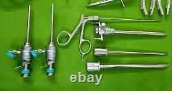 19pc Laparoscopic Mini Surgery Set 5mmx330mm Endoscopy Surgical Instruments