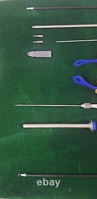 19pc Laparoscopic Surgery Set 5mmx330mm Endoscopy Reusable Surgical Instruments