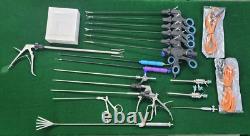 20pc Laparoscopic Surgery Set 5mmx330mm Endoscopy Surgical Instruments