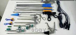 21pcs Laparoscopic Surgery Set 5mmx330mm Laparoscopy Surgical Instruments