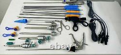 21pcs Laparoscopic Surgery Set 5mmx330mm Laparoscopy Surgical Instruments