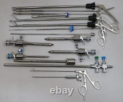 25pc-Laparoscopic Instrument Set 5mmx330mm Best Quality Reusable Instruments