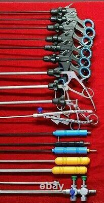 25pc Laparoscopic Surgery Set 5mmx330mm Endoscopy Surgical Instruments