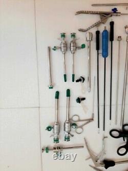 27pc Laparoscopic Surgery Set 5x330mm Endoscopy Laparoscopy Surgical Instruments