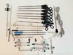27pc Laparoscopic Surgery Set 5x330mm Endoscopy Laparoscopy Surgical Instruments