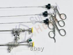 2.9mm Bettocchi Storz Type Operative Hysteroscopy Sheath & Hysteroscopy set of 5