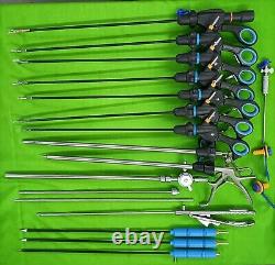 30pc Laparoscopic Laparoscopy Surgery Set 5x330mm Endoscopy Surgical Instruments