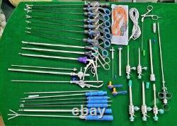34pc Laparoscopic Surgery Set 5mmx33cm Laparoscopy Surgical Instrument