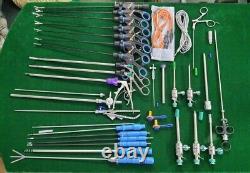 34pc Laparoscopic Surgery Set 5mmx33cm Laparoscopy Surgical Instrument