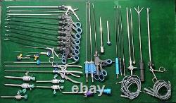 36pc Laparoscopic Complete Surgery set 5mmx330mm Reusable Surgical Instruments