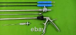5pc Laparoscopic Surgery Set 5mmx330mm Endoscopy Reusable Surgical Instruments