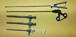 5pc Laparoscopic Surgery Set 5mmx450mm Endoscopy surgical Instruments