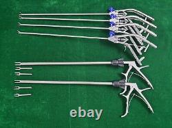 6pc Laparoscopic Surgery Set 5mm/10mm Endoscopy Surgical Instruments