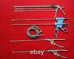 6pc Laparoscopic Surgery Set 5mmx330mm Endoscopy Surgical Instruments