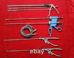 6pc Laparoscopic Surgery Set 5mmx330mm Endoscopy Surgical Instruments