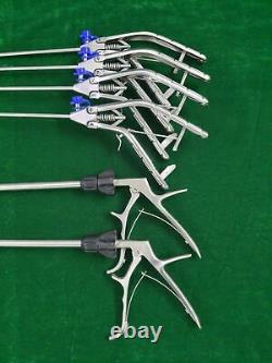 6pcs Laparoscopic Surgery Set 5mm/10mm Endoscopy Surgical Instruments