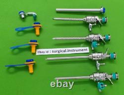 8pc Laparoscopic Set Trocar Cannula 5mm Laparoscopy Surgical Instruments