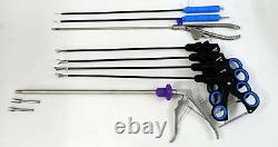 8pc Laparoscopic Surgery Set 5mmx330mm Laparoscopy Surgical Instruments