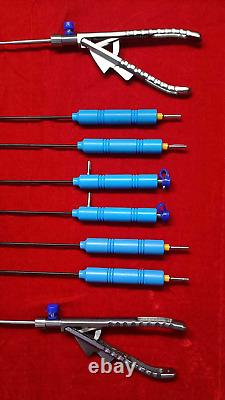 8pc Laparoscopic Surgery Set Reusable Endoscopy Surgical Instruments 3mmx330mm