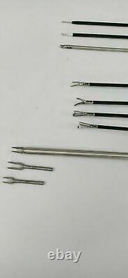 8pcs Laparoscopic Surgery Set 5mm x 330mm Laparoscopy Surgical Instruments Force
