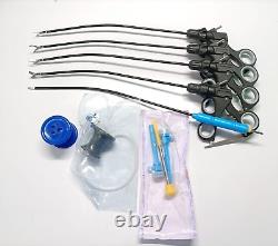 9pc Single-Incision Laparoscopic Surgery (SILS) Port Gynecology Instruments Set