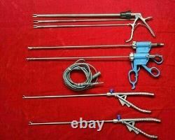 ADDLER 6pc Laparoscopic Surgery set 5mmx330mm Endoscopy Surgical instruments