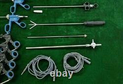 ADDLER Gynecology Surgery Set Instruments 5mm 11pc Laparoscopic High-Quality