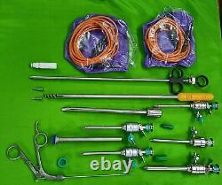 ADDLER Laparoscopic Laparoscopy Surgery Set 5x330mm Endoscopy Instrument