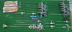 ADDLER Laparoscopic Surgery Set 5mmx330mm Endoscopy Surgical Inst Set of 27pcs
