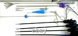 ADDLER Laparoscopic Surgery Set 5mmx330mm Laparoscopy Surgical Inst Set of 18pc