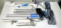 ADDLER Laparoscopic Surgery Set 5mmx330mm Laparoscopy Surgical Instruments 18pc
