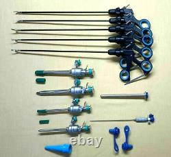 ADDLER Laparoscopic Surgery Set Endoscopy Surgical Instruments Set of 14pc