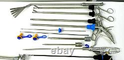 ADDLER Laparoscopic Surgery Set Laparoscopy Endoscopy Surgical Inst Set of 21pc