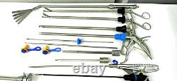 ADDLER Laparoscopic Surgery Set Laparoscopy Surgical Instruments Set of 21pcs